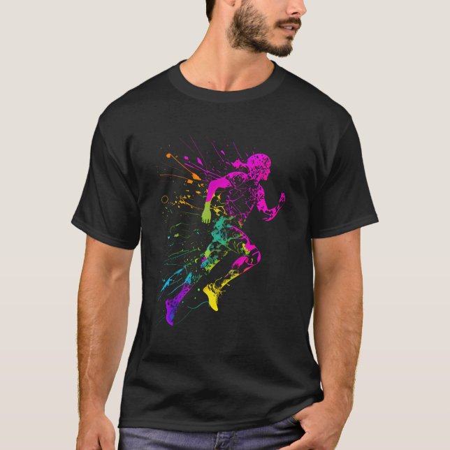 Camiseta Presente de Corrida de Runner Esportivo (Frente)