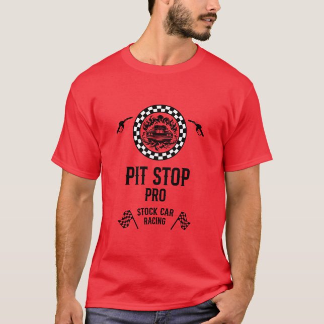 Camiseta Presente de Corrida de Stock Car (Frente)