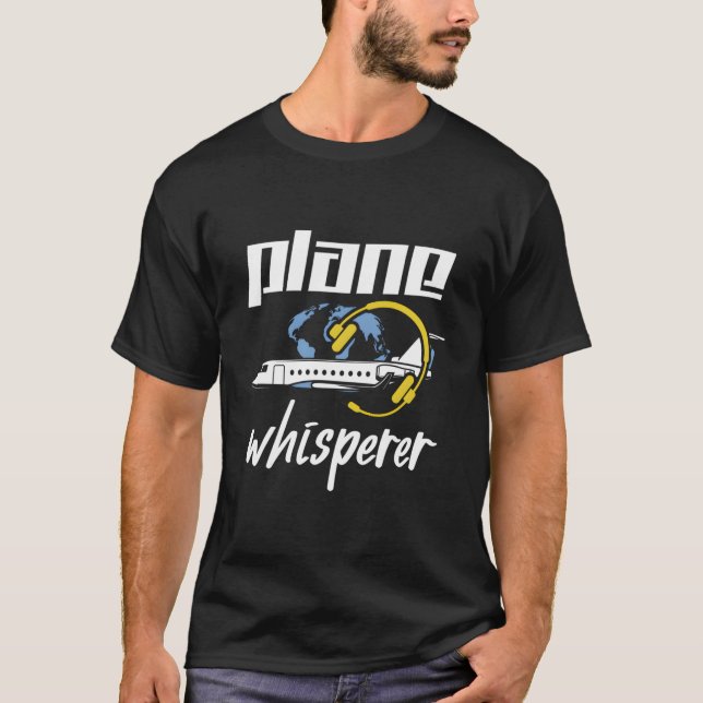 Camiseta Presente de cotação Atc Humor do controlador de tr (Frente)