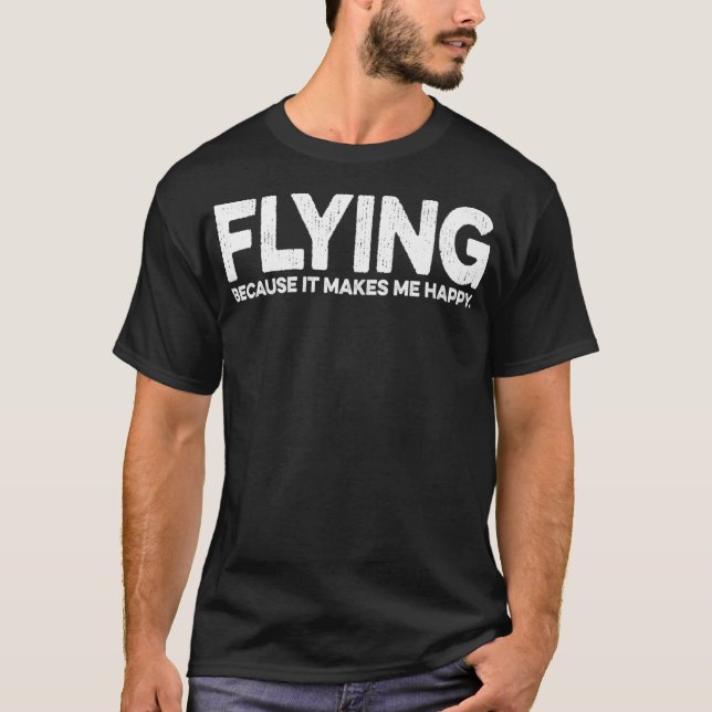 Camiseta Presente De Cotação De Voo Engraçado Para Piloto D (Frente)