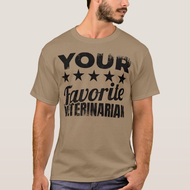 Camiseta Presente de cotação veterinária (Frente)