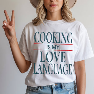 Camiseta Presente de Cozinha Vintage para Mulheres, Present