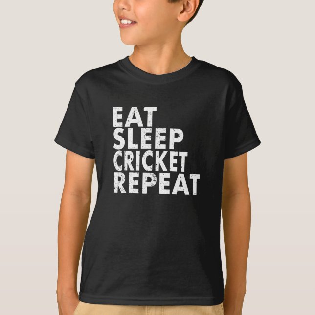 Camiseta Presente de Cricketer de Bat Cricketer de Cricket  (Frente)