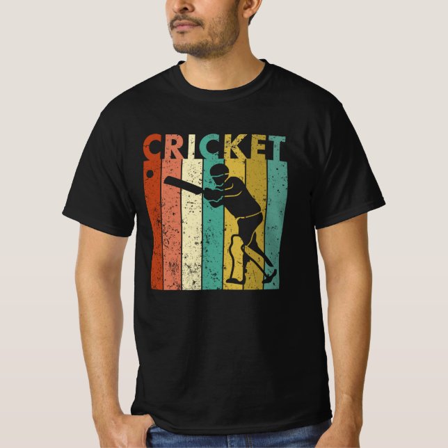 Camiseta Presente de Cricketer de Bat Cricketer de Cricket  (Frente)