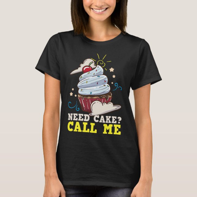 Camiseta Presente de Cupcake de Bake Baking Baker (Frente)