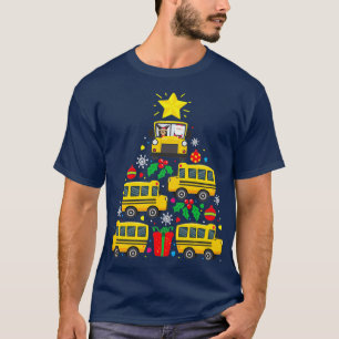 Camiseta Presente de decoração da árvore de Natal do barram