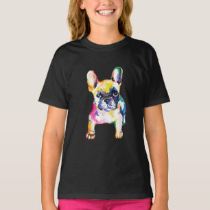 Camiseta Presente de Desenho de Aquarela Original para Bull