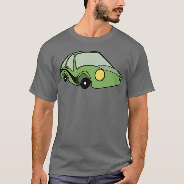 Camiseta Presente de design de CARRO (Frente)