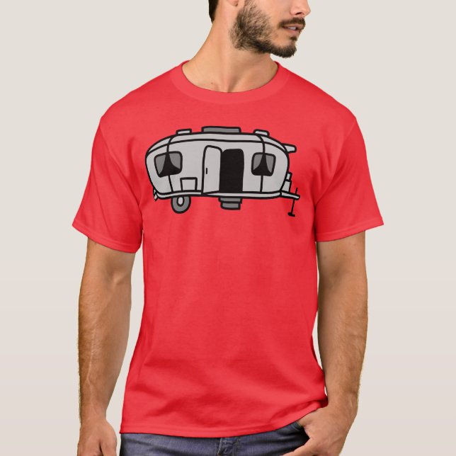 Camiseta Presente de design de desenho animado de vagão de  (Frente)