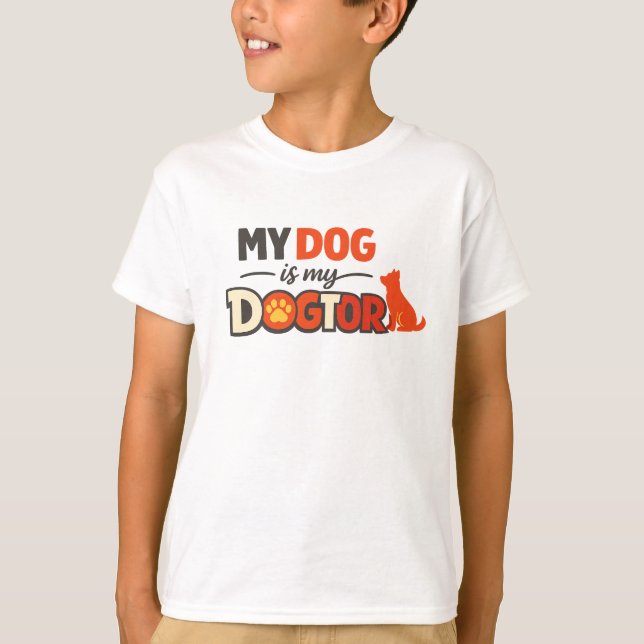 Camiseta Presente de Design do Dogtor Pun para Amantes de C (Frente)