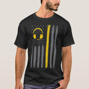 Camiseta Presente de despachante americano 911, linha amare