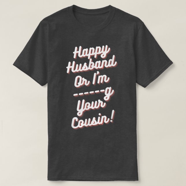 Camiseta Presente de Despedida de Solteiro Engraçado para H (Frente do Design)