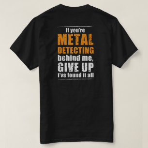 Camiseta Presente de detecção de metal ideal para t-shirt