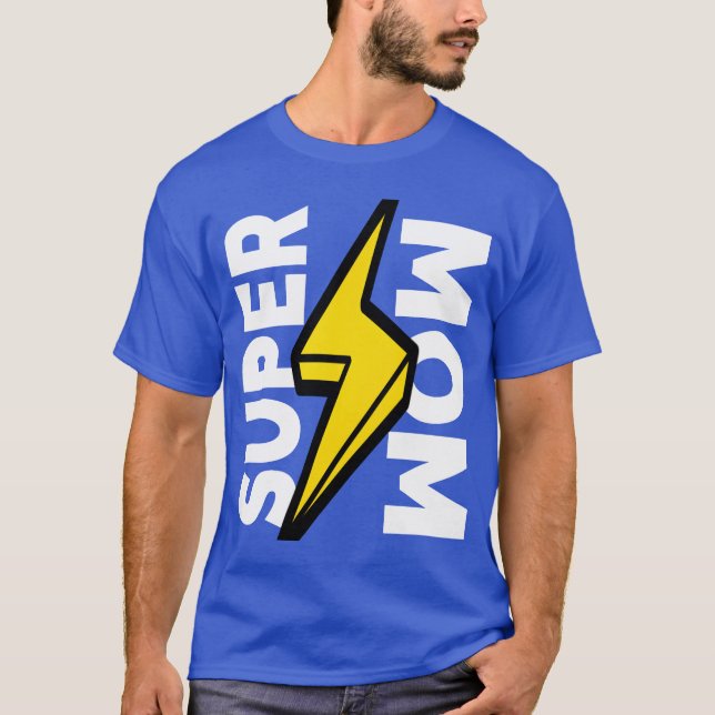 Camiseta Presente de dia da mãe feliz da Super Mãe (Frente)