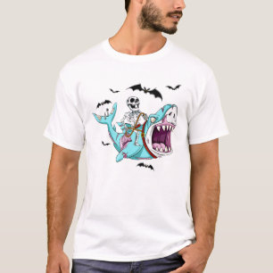Camiseta Presente de Dia de as Bruxas engraçado de Tubarã