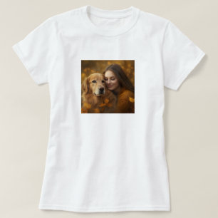 Camiseta Presente de Dia de as mães da Mãe Moderna de Foto