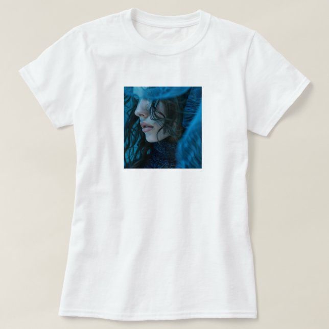 Camiseta Presente de Dia de as mães da Mãe Moderna de Foto  (Frente do Design)