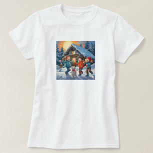 Camiseta Presente de Dia de as mães da Mãe Moderna de Foto 