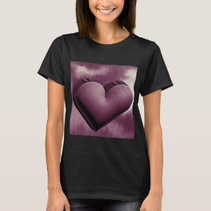 Camiseta Presente de Dia de os namorados de Aquarela Puro M
