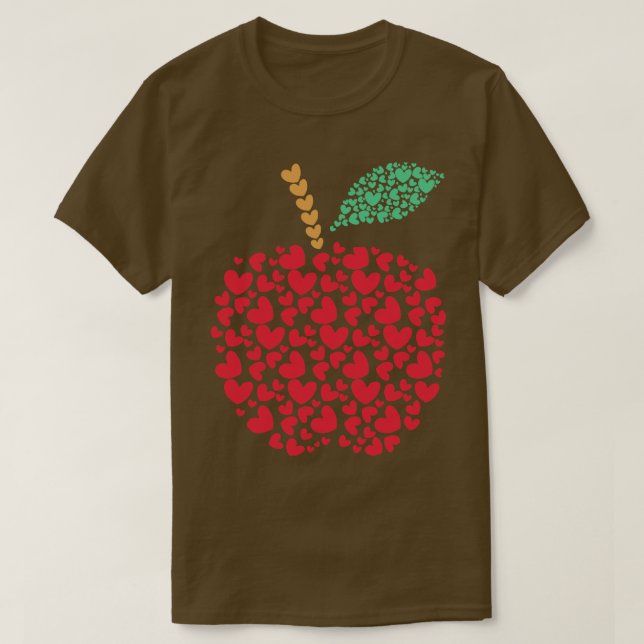 Camiseta Presente de Dia de os namorados de Professores de  (Frente do Design)