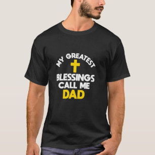 Camiseta Presente De Dia de os pais Cristão Para Pastor Min