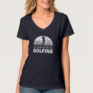 Camiseta Presente de Dia de os pais de Golfe Engraçado
