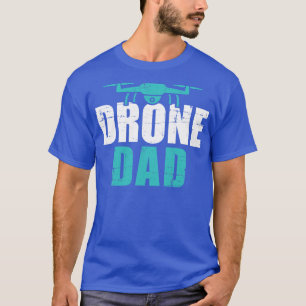 Camiseta Presente de dia de os pais de pai de drone para pi