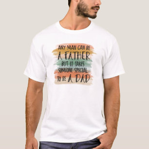 Camiseta Presente de Dia de os pais Stepdad   Pai especial