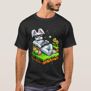 Camiseta Presente de Dia de Páscoa Feliz do Coelho para Hom