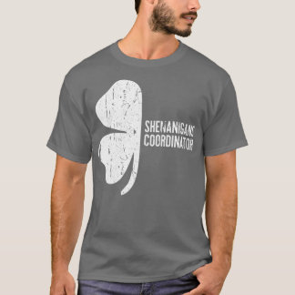 Camiseta Presente de Dia de São Patrício Coordenador Shenan