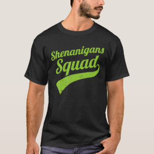 Camiseta Presente de Dia de São Patrício Esquadrão Shenanig