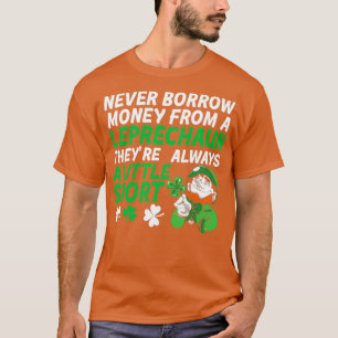 Camiseta Presente de Dia de São Patrício I Leprechaun Costu