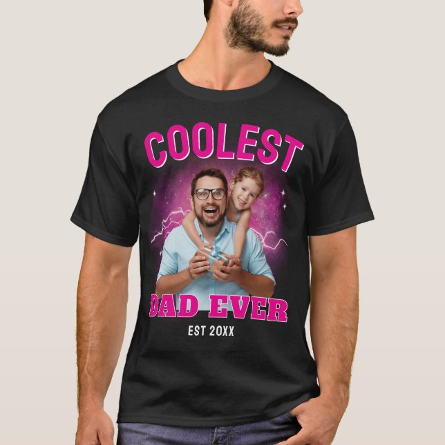 Camiseta Presente de Dia dos Pais com Foto Personalizada Vi (Frente)