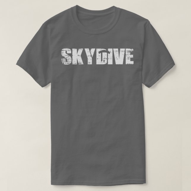 Camiseta Presente De Disparo Para Skydiving (Frente do Design)
