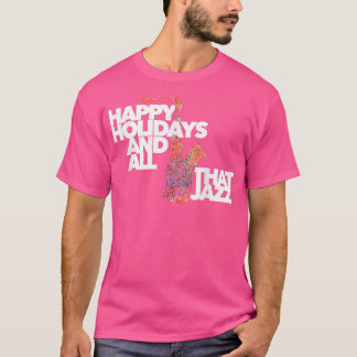 Camiseta presente de diversão de HOLIDAYS JAZZ FELIZ para o