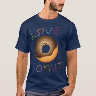 Camiseta presente de donut de amor