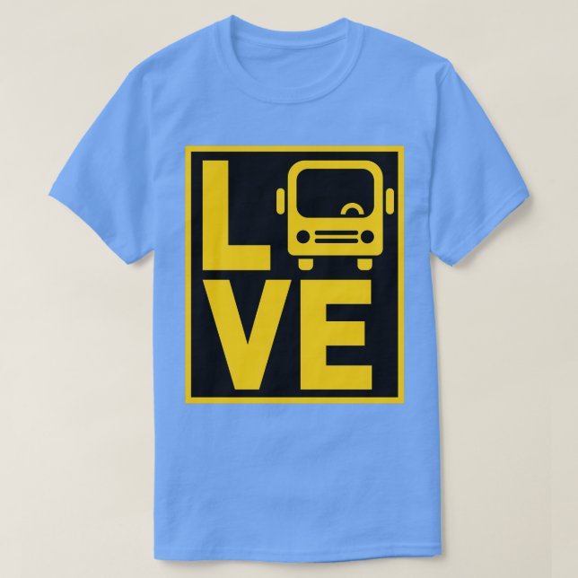 Camiseta Presente de driver de barramento escolar 2 (Frente do Design)