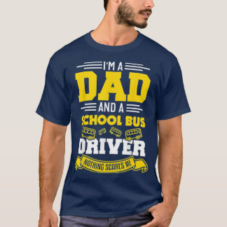 Camiseta Presente de driver de Pai de barramento Pai engraç