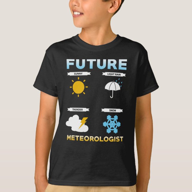 Camiseta Presente de Educação Meteorologista (Frente)