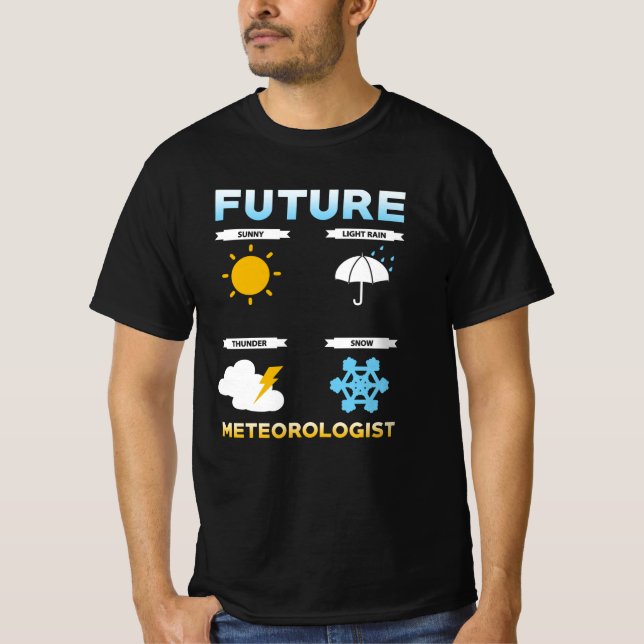 Camiseta Presente de Educação Meteorologista (Frente)