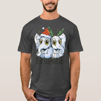 Camiseta Presente de Elefante Branco