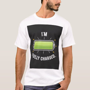 Camiseta Presente de Energia para Engenheiro de Bateria Tot