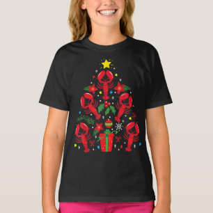 Camiseta Presente de Enfeites de natal de lavagante Engraç