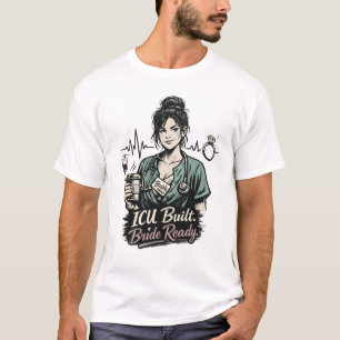Camiseta Presente de Enfermeira de UTI para Noiva Solteira
