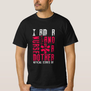 Camiseta Presente de Enfermeira Sou Enfermeira E Mãe
