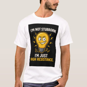 Camiseta Presente de Engenheiro Elétrico Teimoso