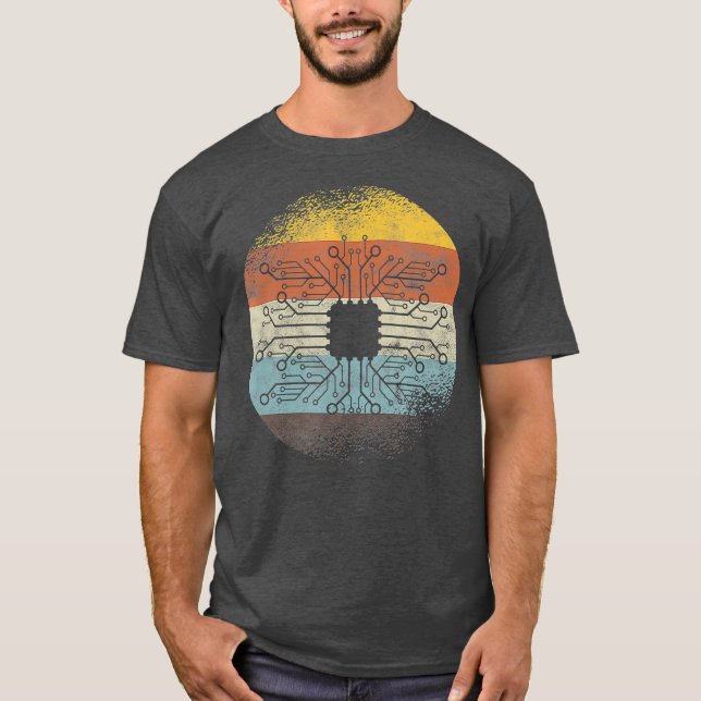 Camiseta Presente de Engenheiro Eletrônico do Conselho Circ (Frente)
