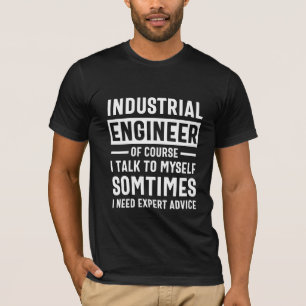 Camiseta Presente de Engenheiro Industrial Engraçado