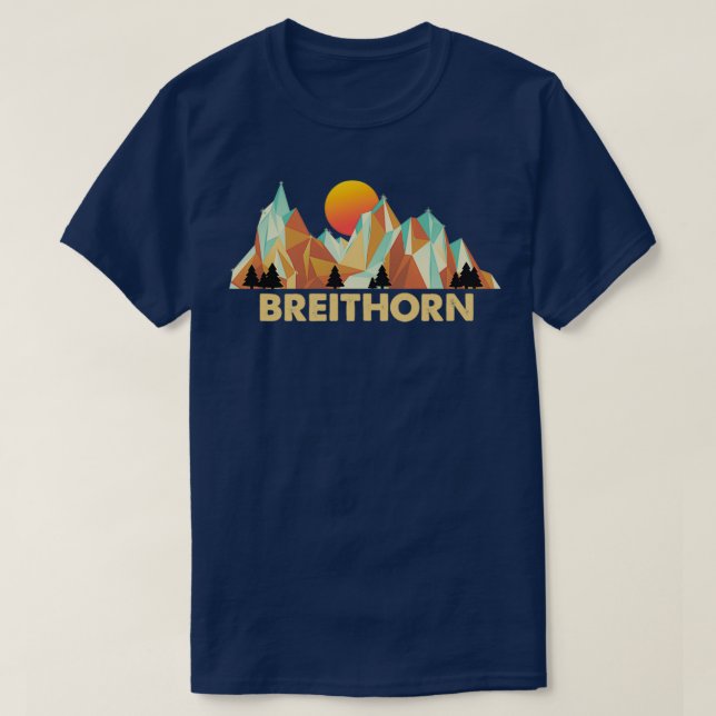 Camiseta Presente de escalada de Breitthorn (Frente do Design)