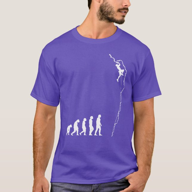 Camiseta Presente de Escalada de Rocha em Blocos para Amigo (Frente)